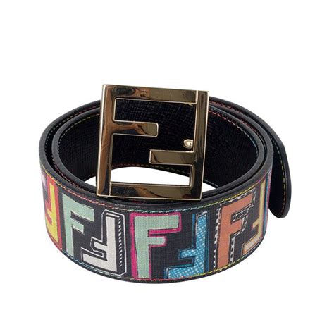 brown and yellow fendi belt|colorful fendi belt price.